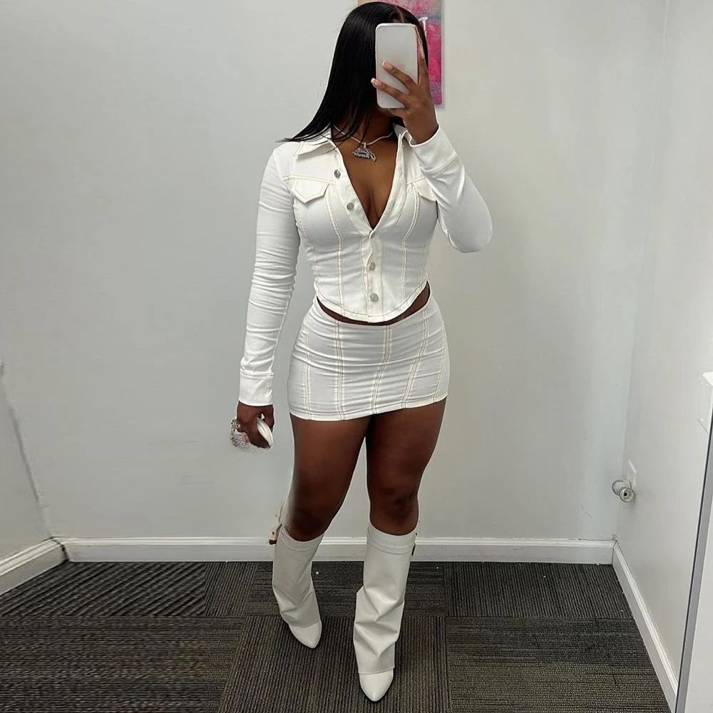 Tea Body Skirt Set