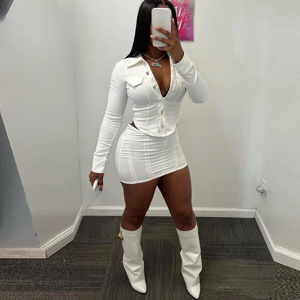 Tea Body Skirt Set