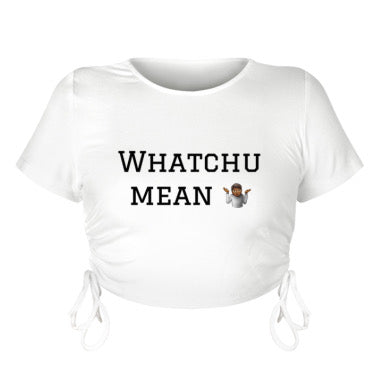 Woody’s (Whatchu Mean) Summer Crop Top