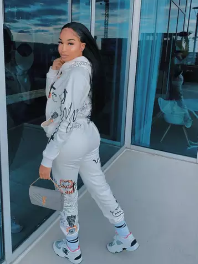 Graphic Printed Jogger Set