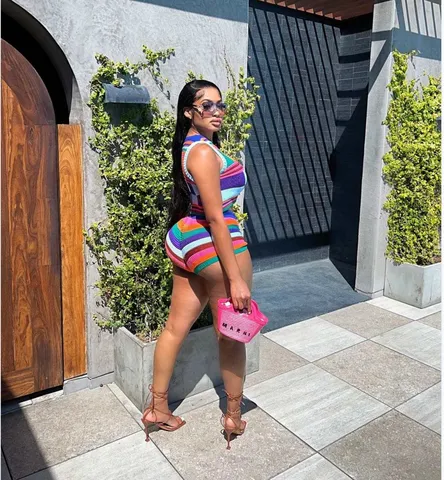 Multi-Color Two Piece Short Set