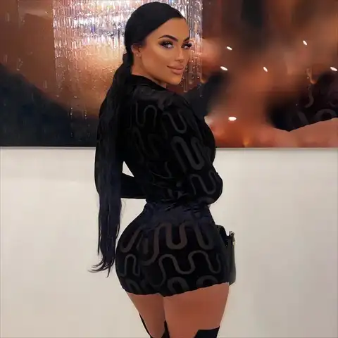 Velvet Corrugated Roundneck Short Jumpsuit