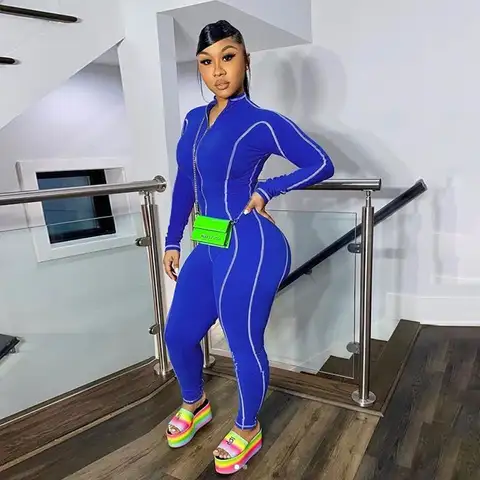 Its On Me Stripe Down Jumpsuit