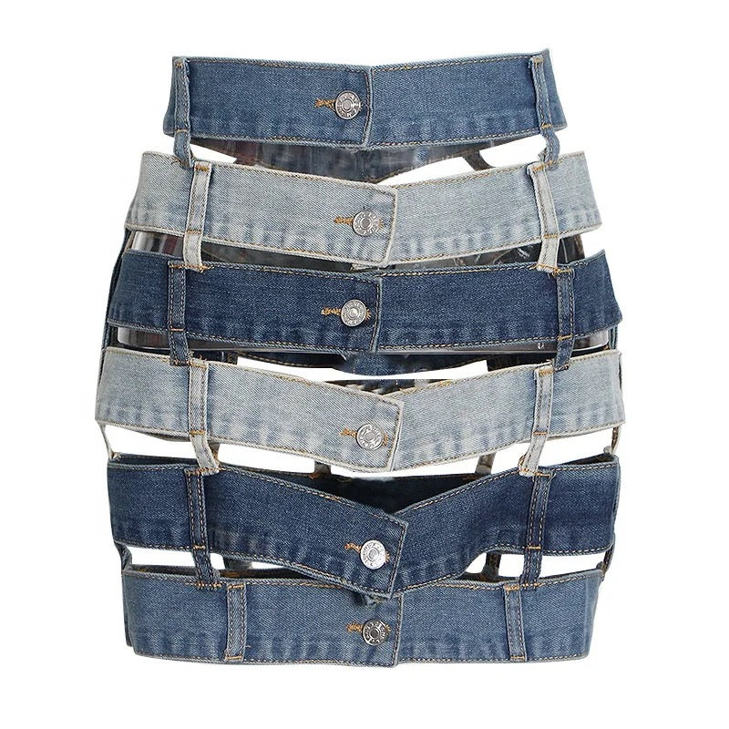 Sentel Denim Linked Maxxy Skirt (Limited Edition) – Jayla's