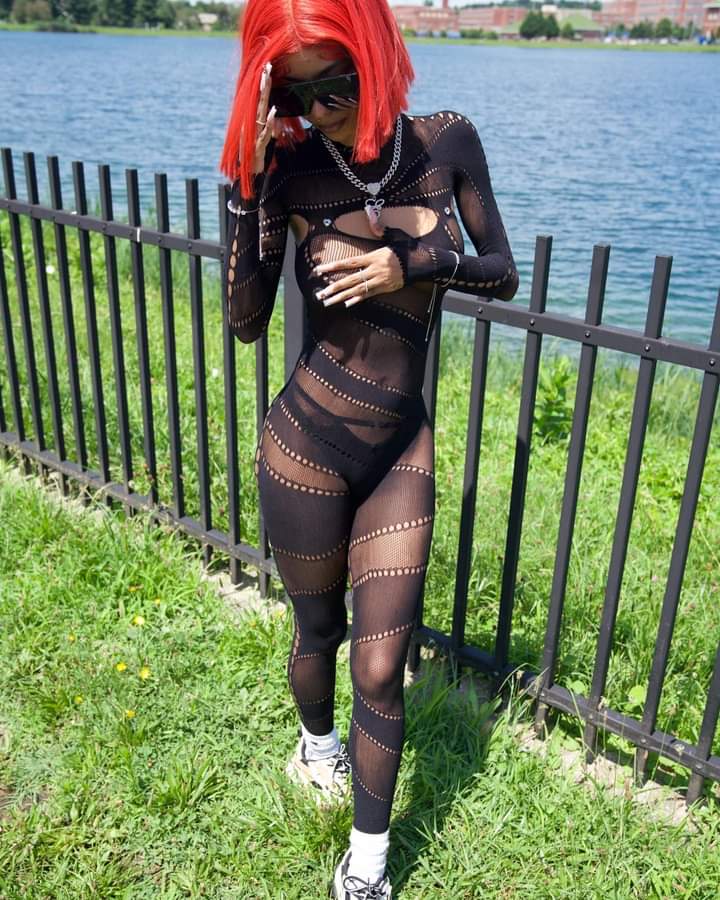 Body Dancer Mesh Jumpsuit
