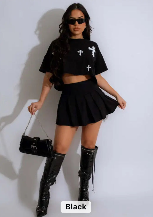 Bold Baby Tennis Skirt Set