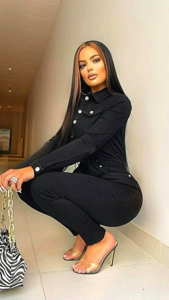 Black Button Up Detail Tie Waist Long Sleeve Jumpsuit