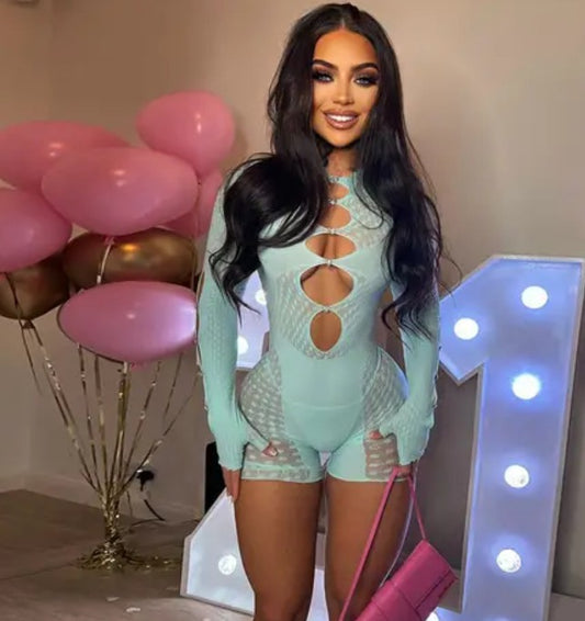 Who's That Girl Bodycon Rumper