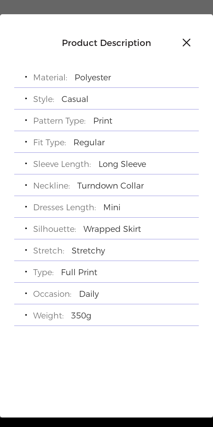 Sentel Turndown Collar Button Design Patchwork Dress