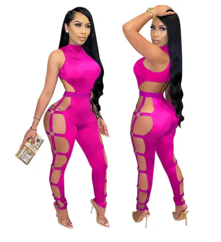 Sentel Hollowed Out Party Jumpsuit