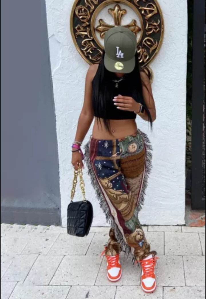 Shavon's Sugar Bear Vintage Carpet Pants